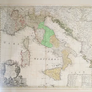 Kirchenstaat Landkarte von 1742 Kirchenstaat Landkarte von 1742