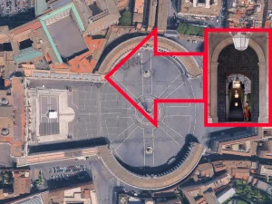 Petersplatz Bronzetor – Wo ist das Bronzetor?