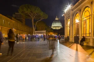Cortile della Pinacoteca Cortile della Pinacoteca bei Nacht